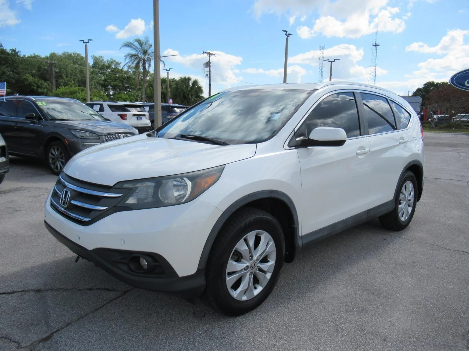 Used 2014 White Honda EX-L image 3