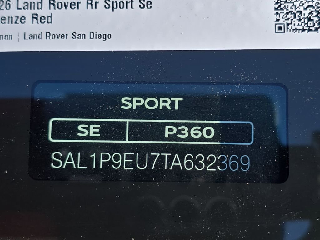 New 2026 Firenze Red Land Rover SE image 37