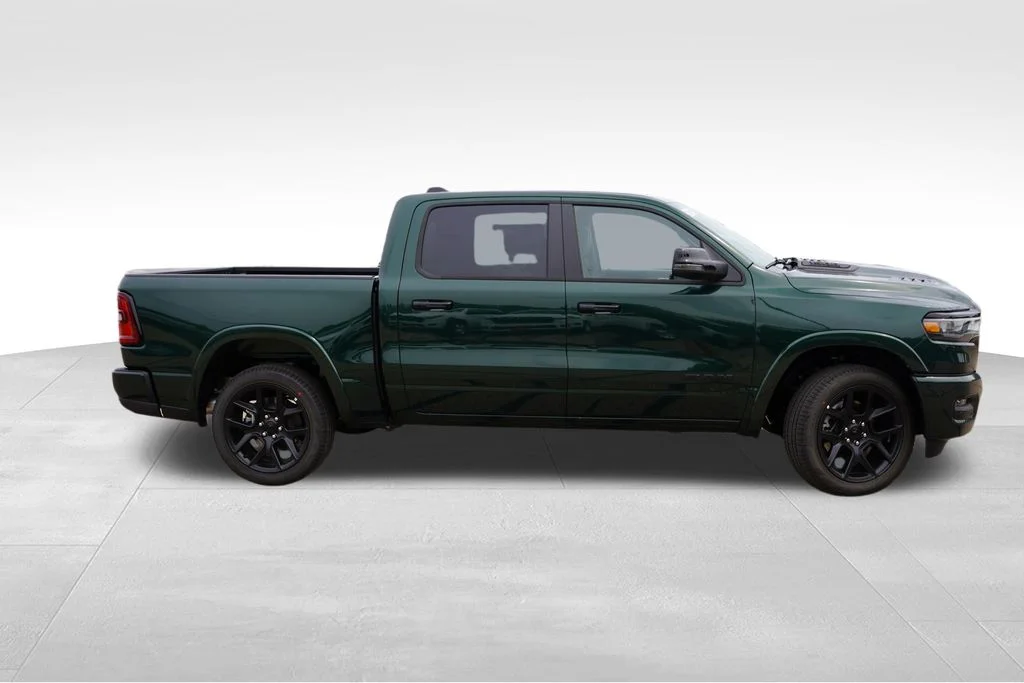 New 2026 Serrano-Green Metallic Exterior Paint RAM Laramie image 2