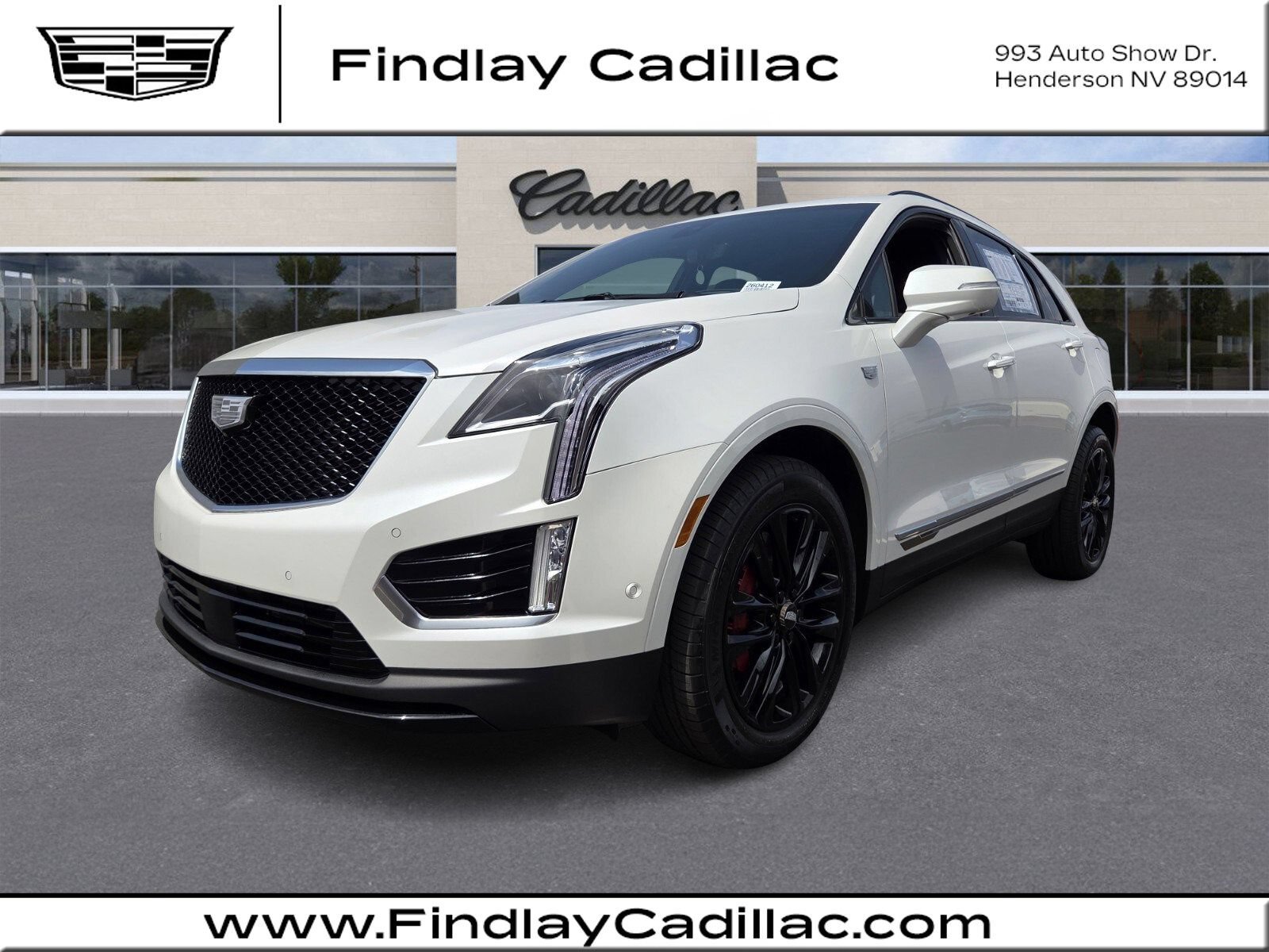 New 2026 Crystal White Tricoat Cadillac Sport image 1