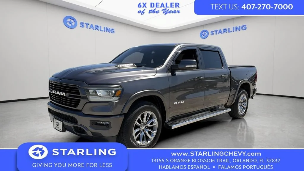 Used 2021 Gray Ram Laramie Crew Cab 4x2 5