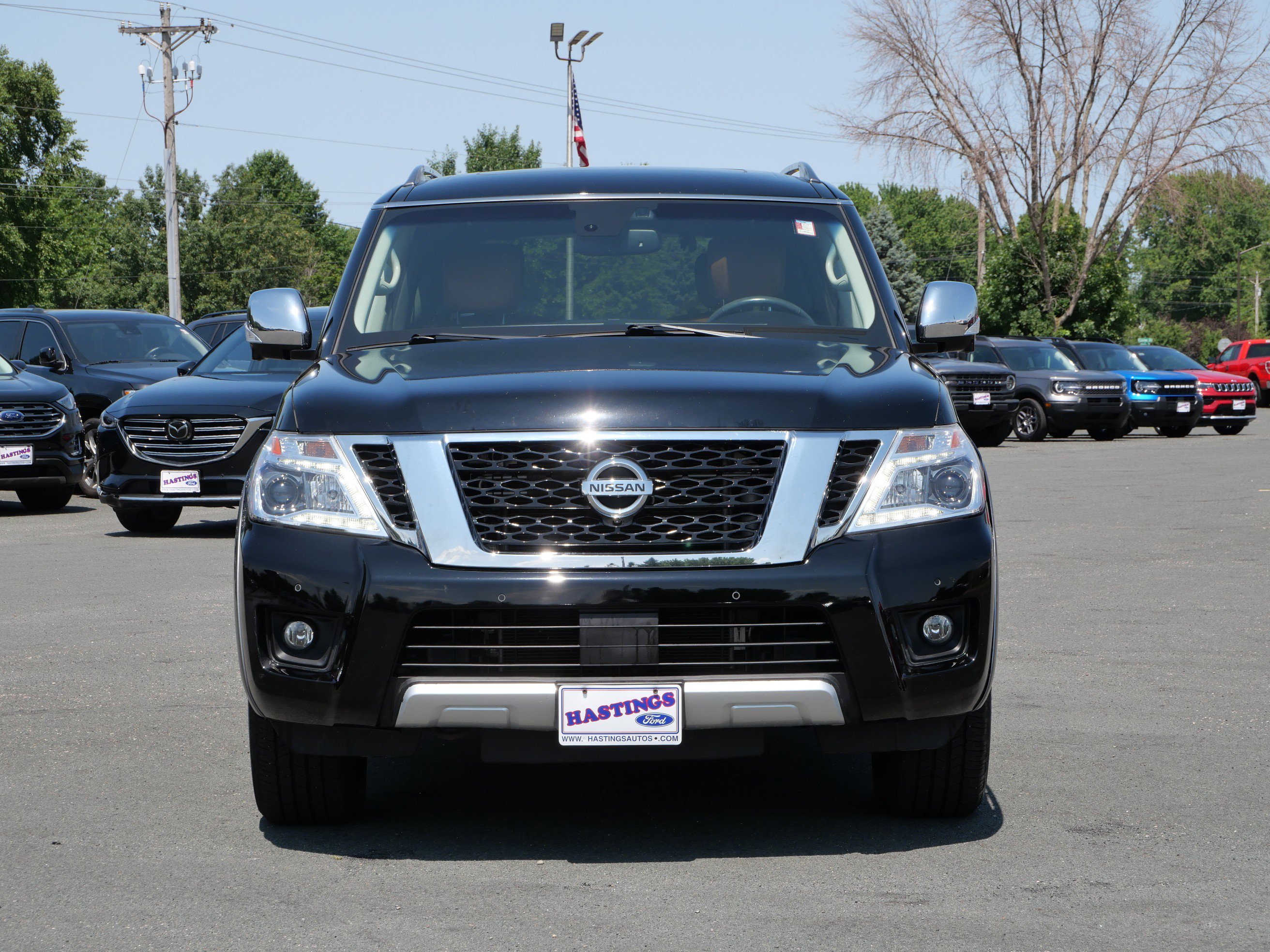 Certified Used 2017 Black Nissan Platinum image 8