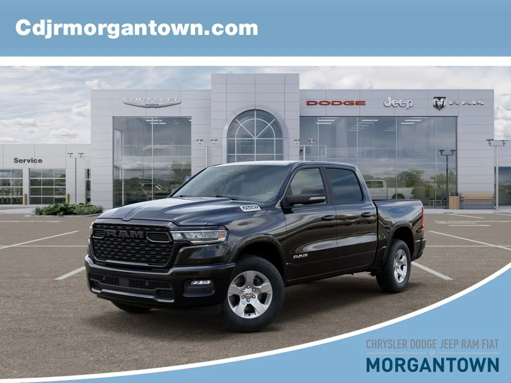 New 2026 Diamond Black Crystal Pearl-Coat Exterior Paint RAM Big Horn/Lone Star image 1