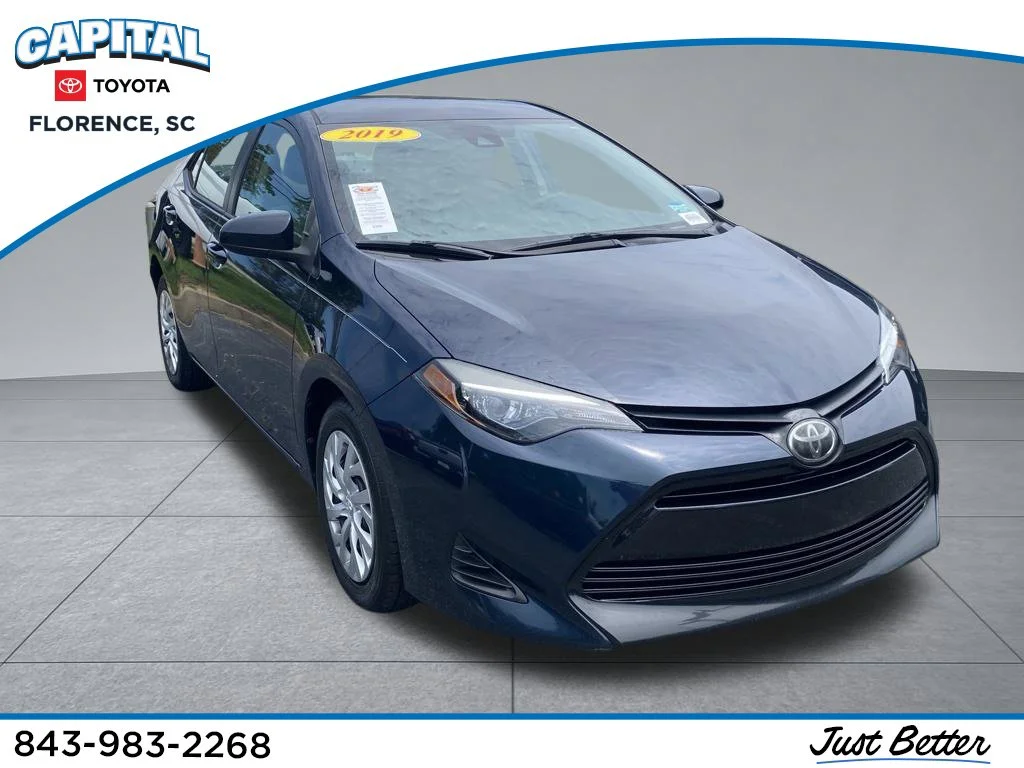 Used 2019 Blue Toyota LE image 1