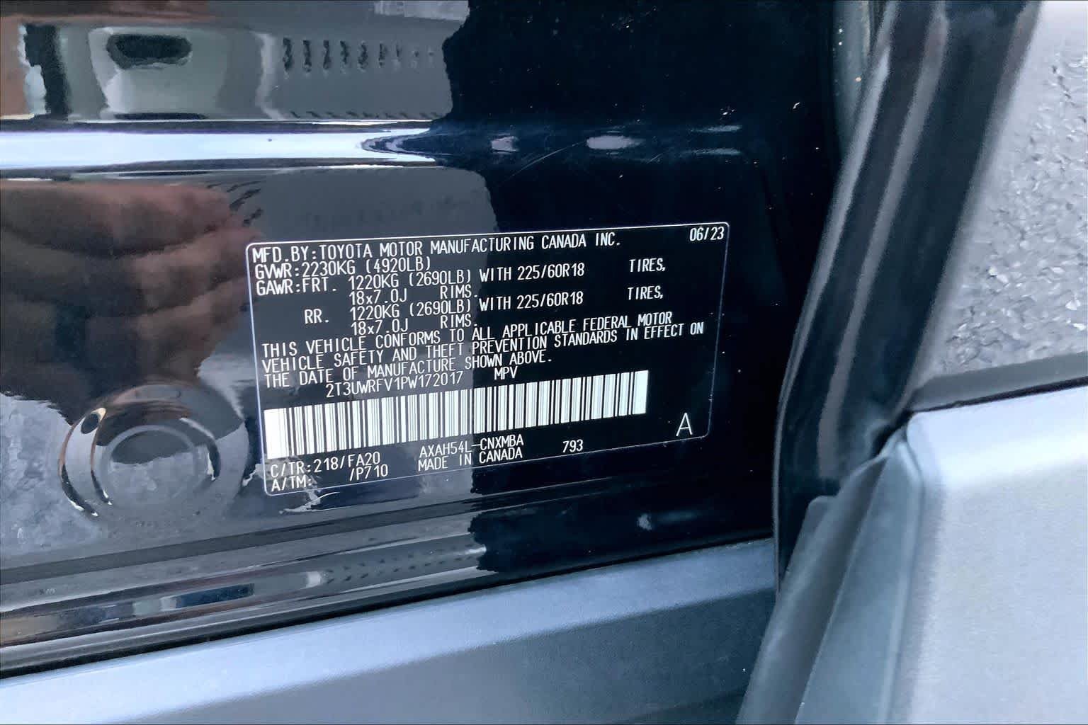 Used 2023 Midnight Black Metallic Toyota Hybrid Woodland image 29