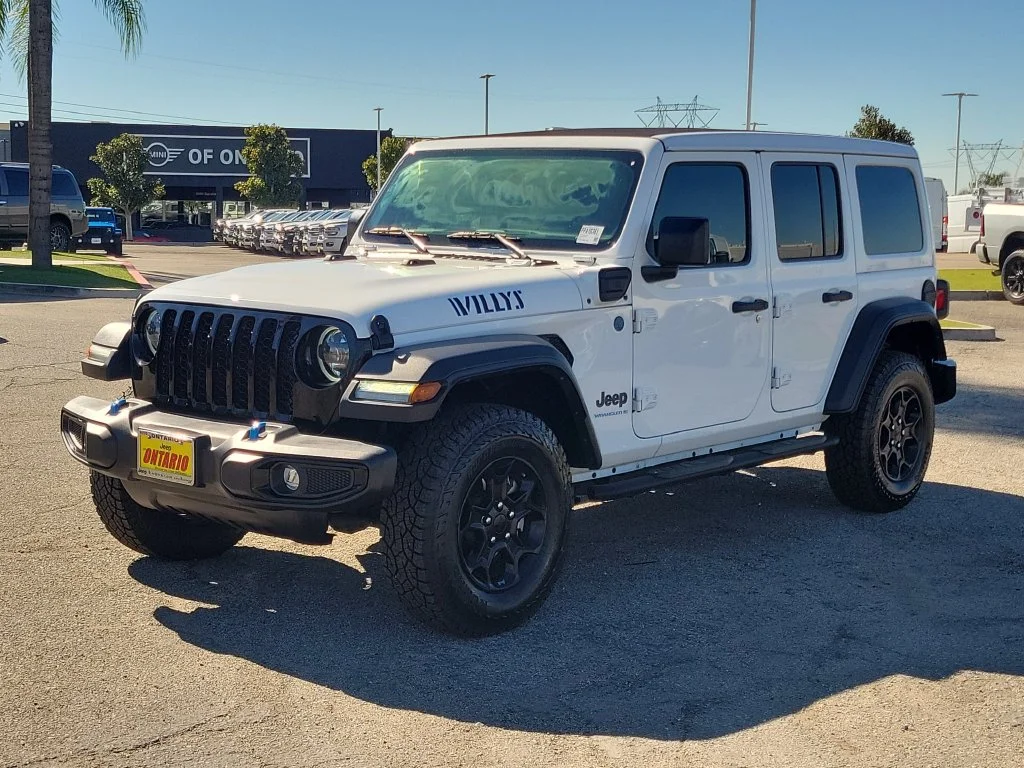 Certified Used 2023 White Jeep Willys 4xe image 8