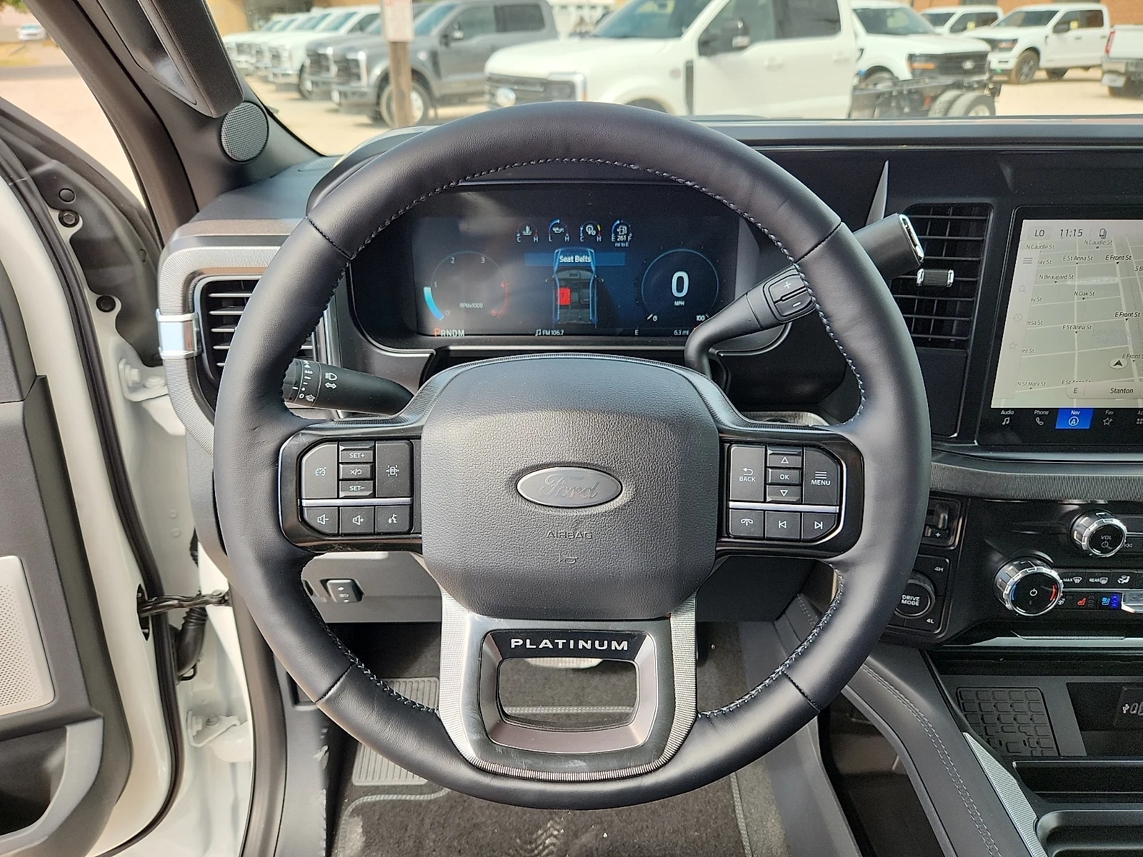 New 2027 Star White Metallic Tri-Coat Ford Platinum image 21