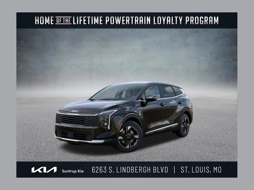 New 2026 Ebony Black Kia LX image 1