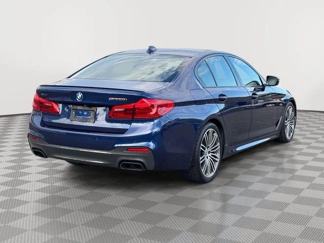 Used 2019 Blue BMW M550i xDrive image 6