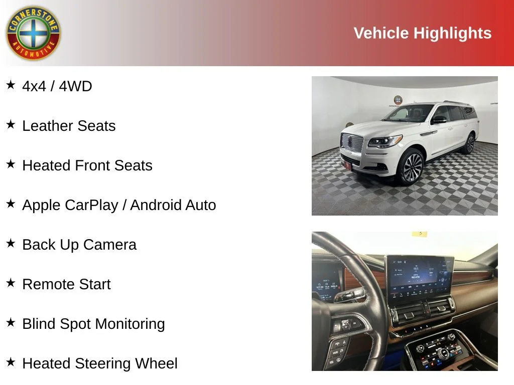 Used 2024 Lincoln Navigator Reserve L with VIN 5LMJJ3LG2REL01860 for sale in Elk River, Minnesota
