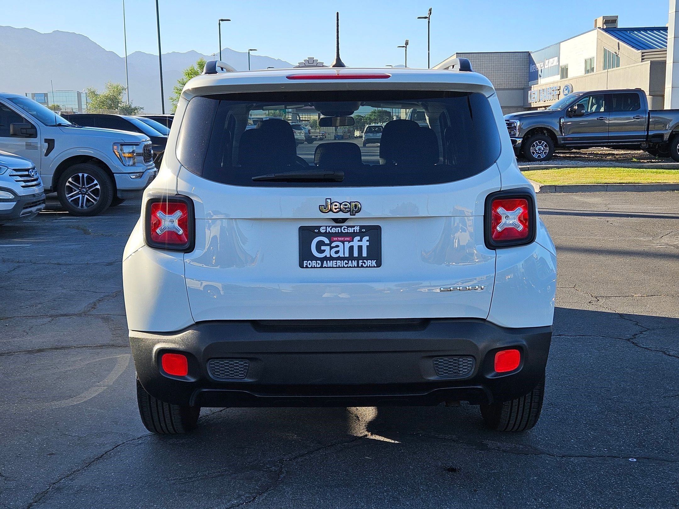 Used 2017 Alpine White Jeep Sport image 16