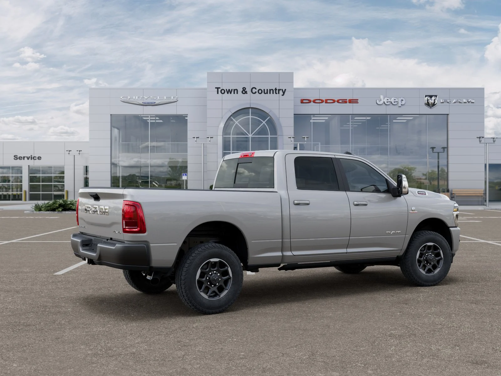 New 2026 Silver-Zynith Exterior Paint RAM Laramie image 26