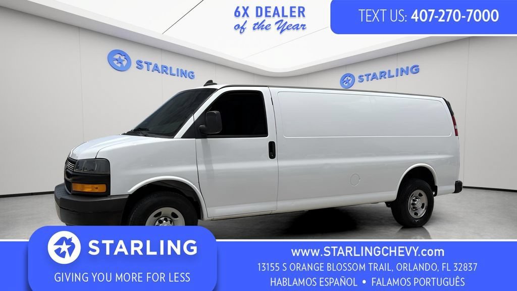 Used 2021 SUMMIT WHITE Chevrolet RWD 2500 Extended Wheelbase WT image 3