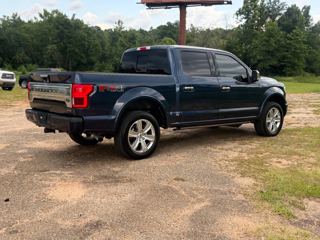 Used 2020 Blue Ford Platinum 4x4 4dr SuperCrew 5.5 ft. SB image 5