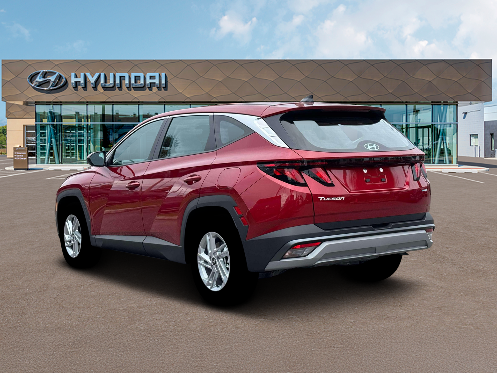 New 2026 Ultimate Red Hyundai SE AWD image 5