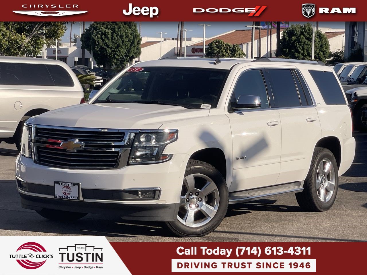 Used 2015 Summit White Chevrolet LTZ image 1
