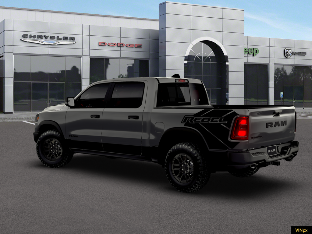 New 2026 Granite Crystal Metallic Clear-Coat Exterior Paint RAM Rebel image 3