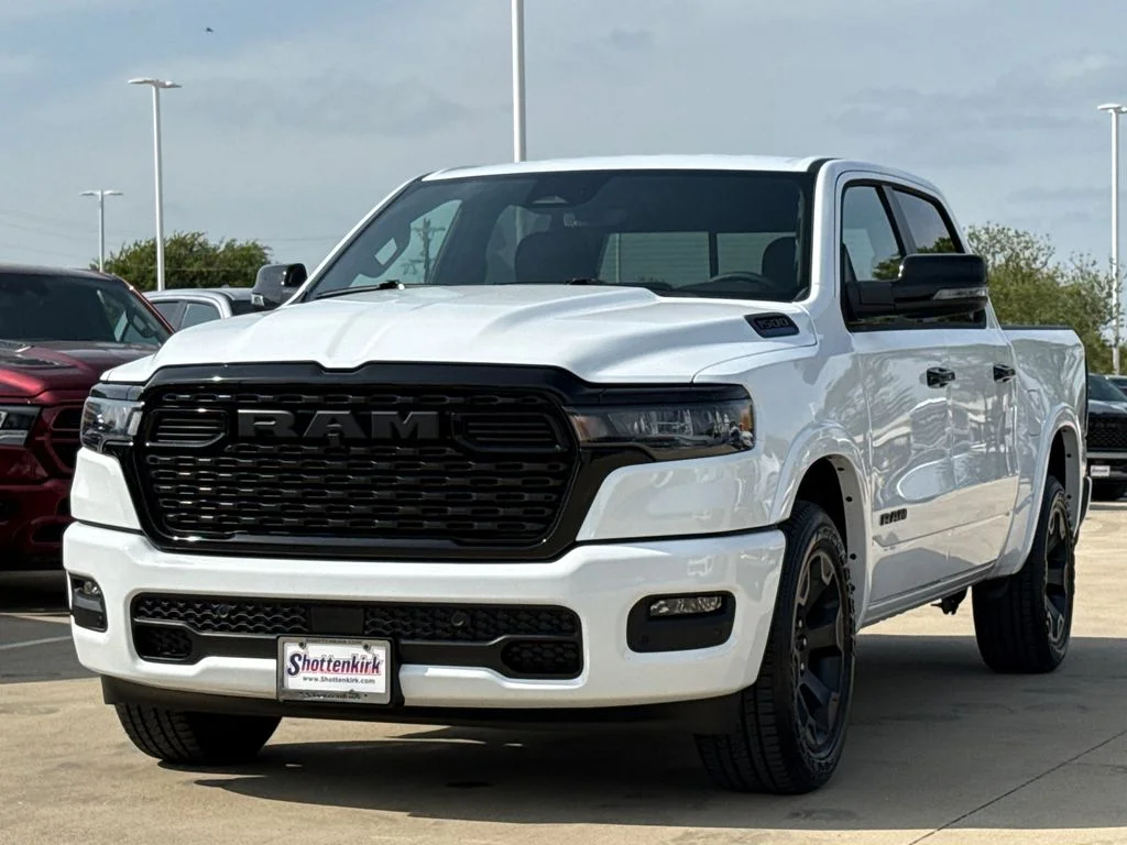 New 2026 Bright White Clear-Coat Exterior Paint RAM Big Horn/Lone Star image 3