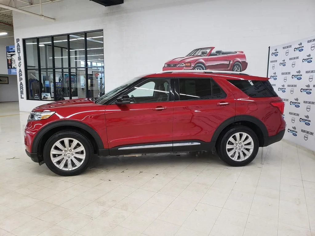 Certified Used 2023 Red Metallic Ford Limited image 4