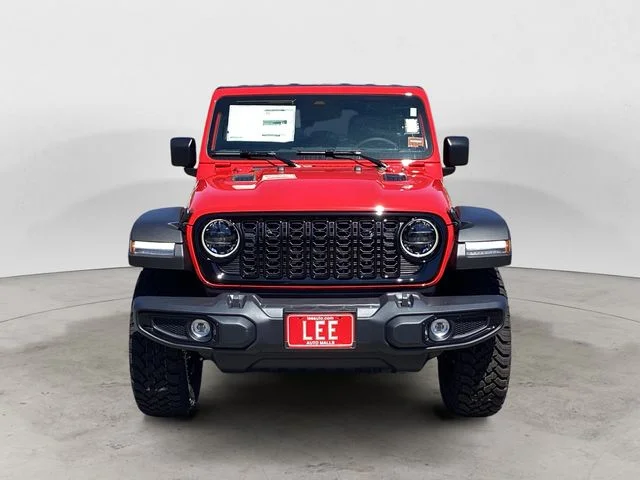 New 2026 Firecracker Red Clearcoat Jeep 4-DOOR WILLYS image 9