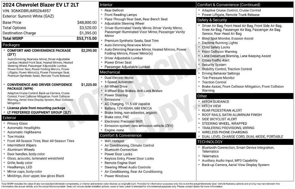 Used 2024 White Chevrolet LT image 50