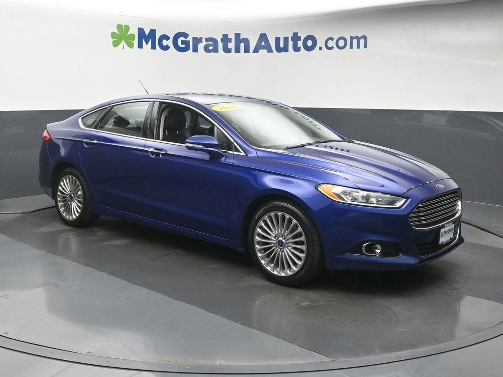 Used 2014 Blue Ford Titanium image 2