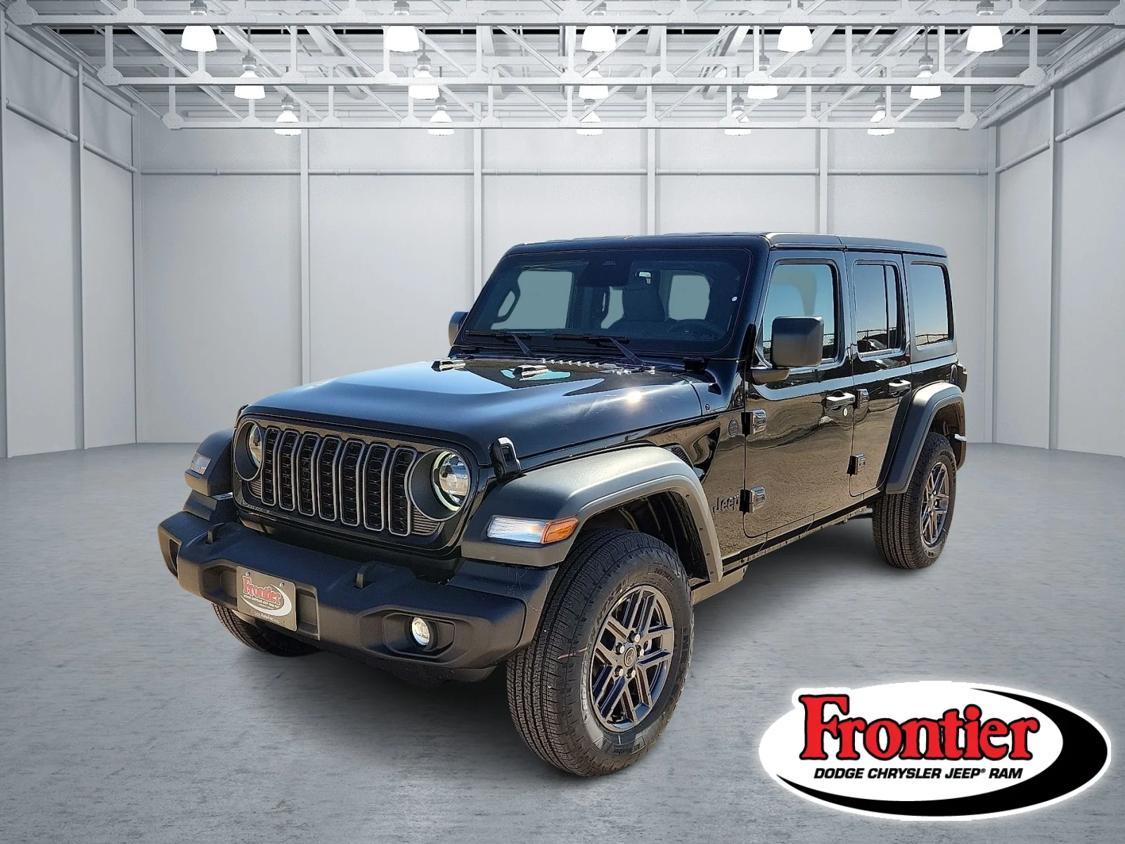 New 2026 Black Clear-Coat  Paint Jeep 4-DOOR SPORT S image 1