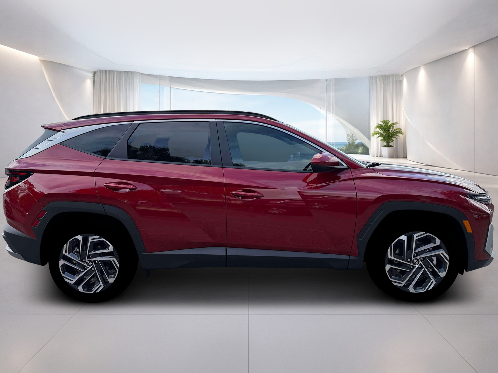 New 2026 Red Hyundai SEL Plus AWD image 9
