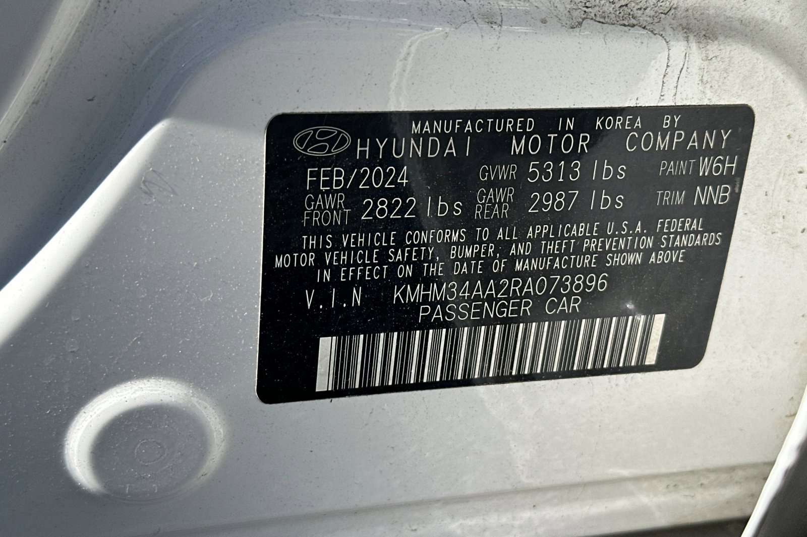 Certified Used 2024 Serenity White Hyundai SEL image 29