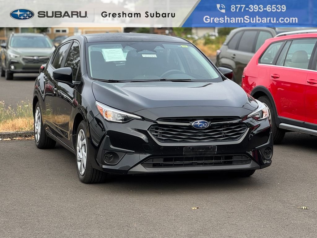 Used 2025 Crystal Black Silica Subaru Base image 1