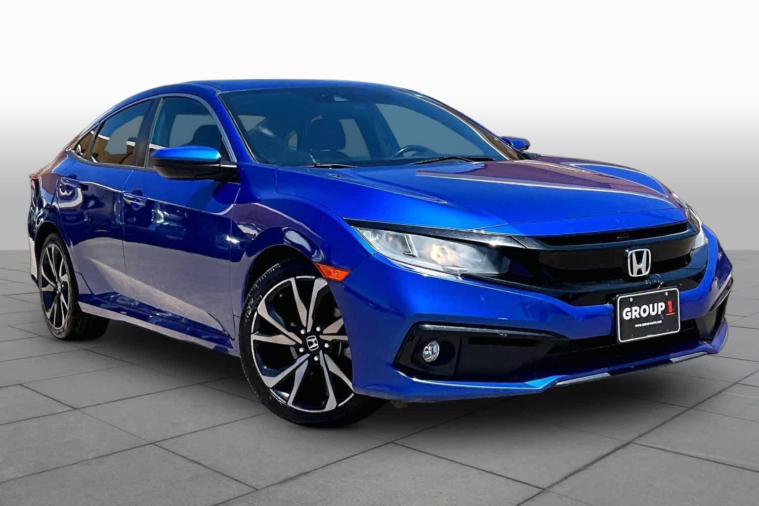 Used 2020 Aegean Blue Metallic Honda Sport image 3