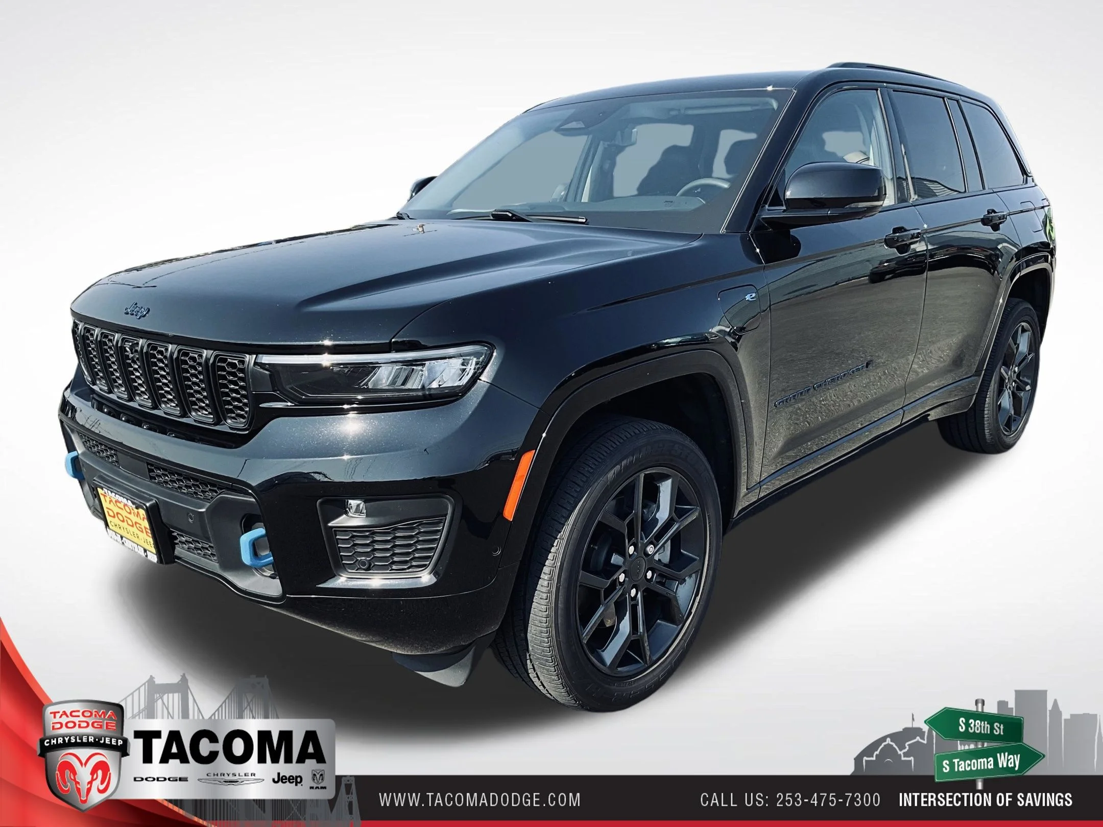Used 2023 Black Jeep 4xe image 1