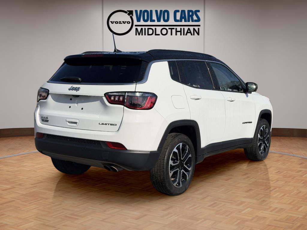 Used 2022 Bright White Clearcoat Jeep Limited image 20