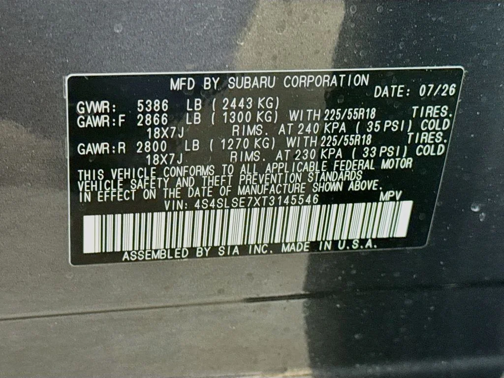 New 2026 Gray Subaru Premium Hybrid image 45