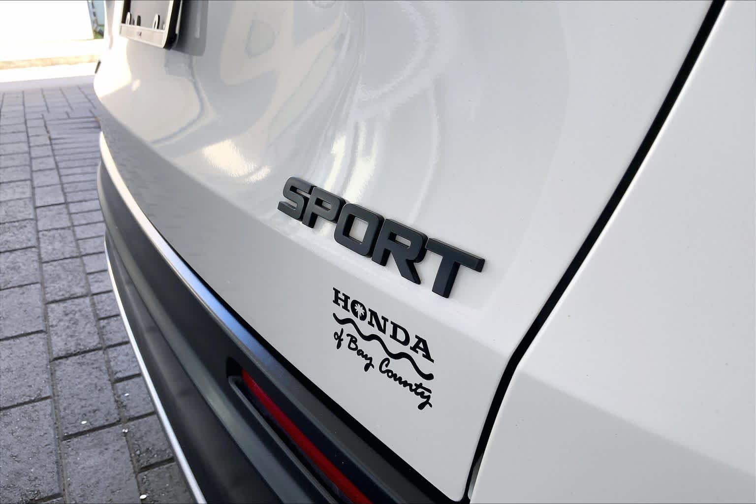 Used 2024 Platinum White Pearl Honda Sport image 10