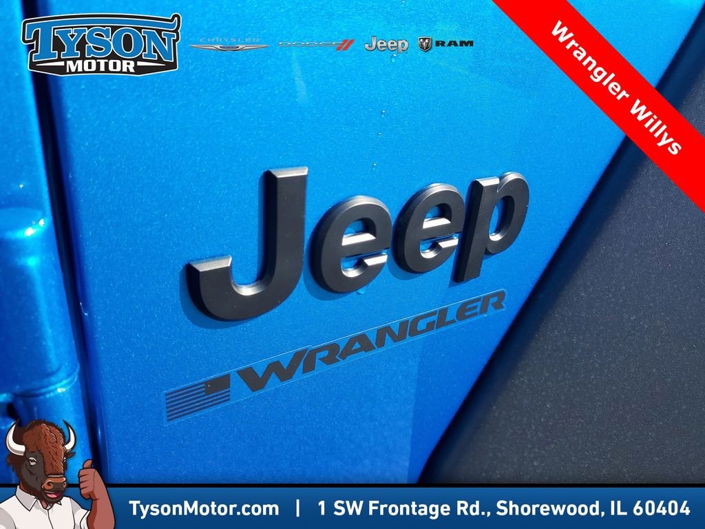 New 2026 Hydro Blue Pearl-Coat Exterior Paint Jeep Willys image 5