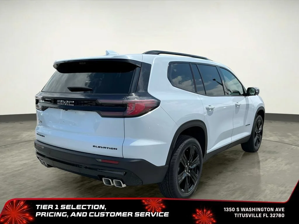 New 2026 Glacier White Tricoat GMC Elevation image 10