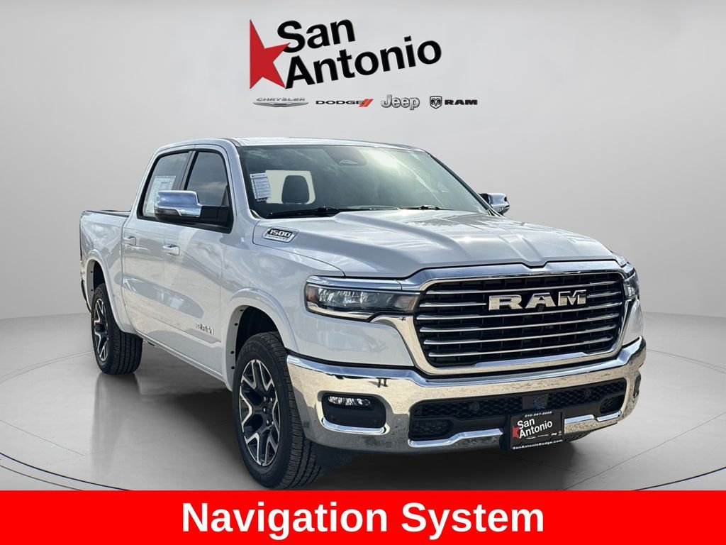 New 2026 Bright White Clear-Coat Exterior Paint RAM Laramie image 2