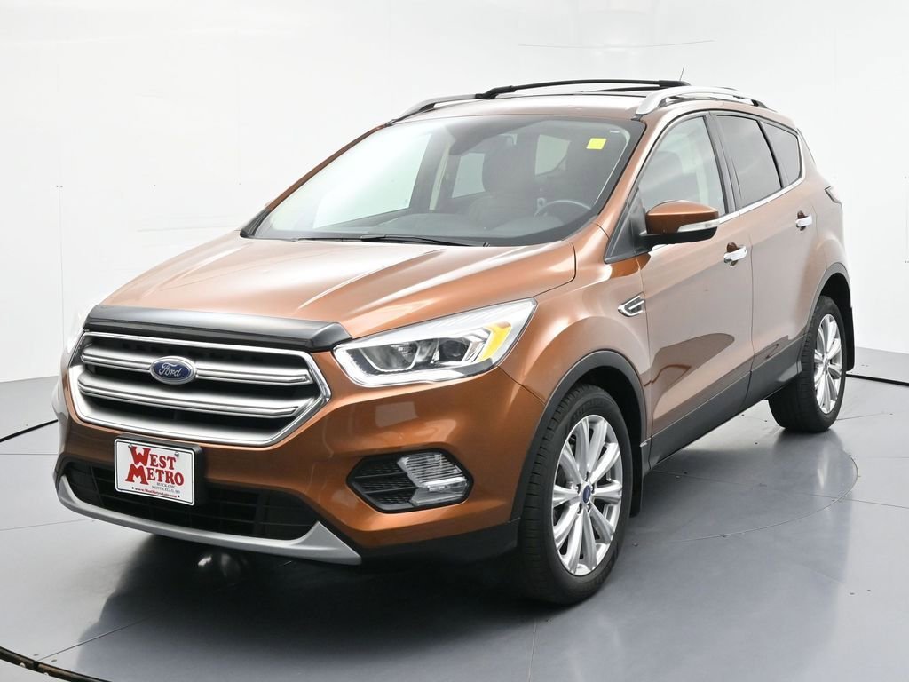 Used 2017 Ford Escape Titanium with VIN 1FMCU0JDXHUC01892 for sale in Monticello, Minnesota