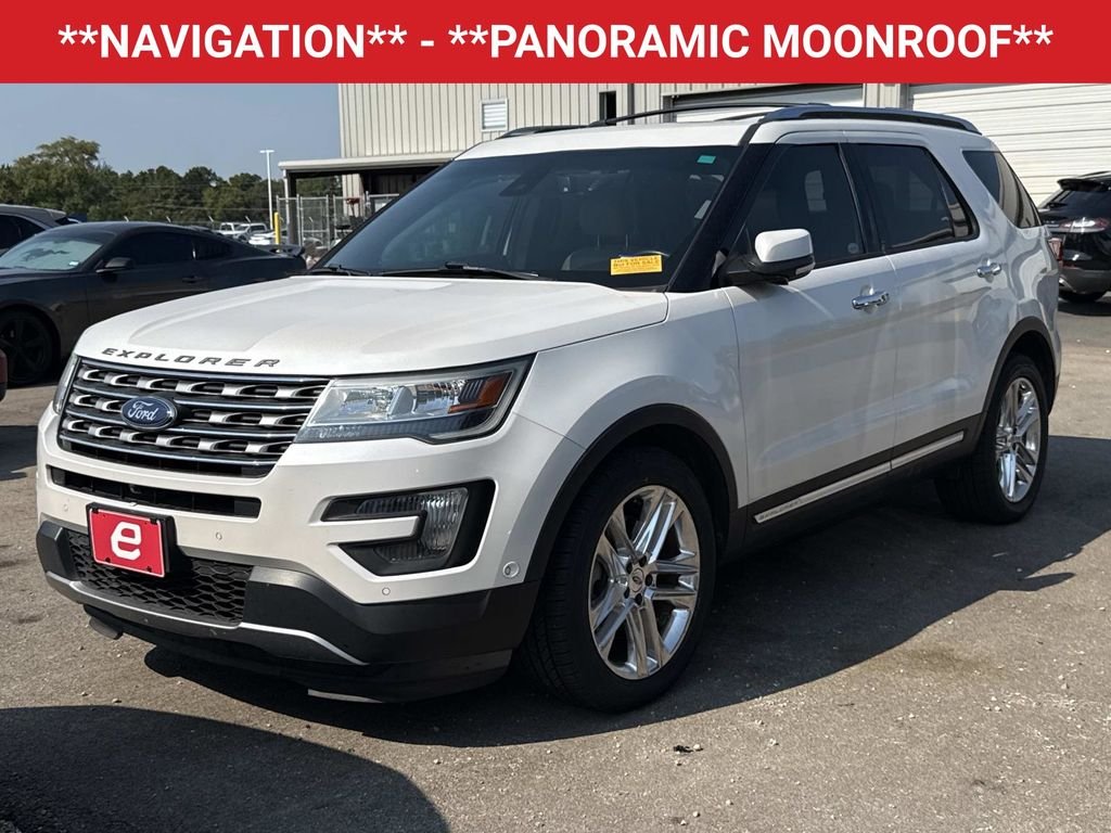 Used 2016 Ford Explorer Limited with VIN 1FM5K7F88GGA34108 for sale in Jacksonville, TX