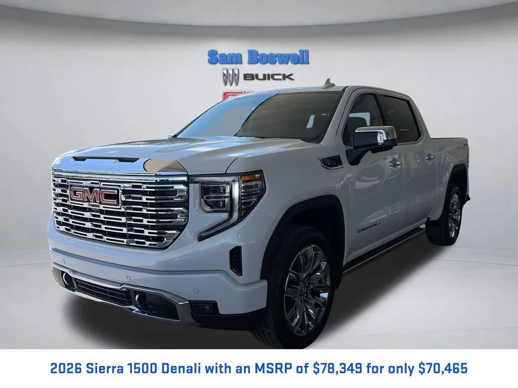 New 2026 Glacier White Tricoat GMC Denali image 1