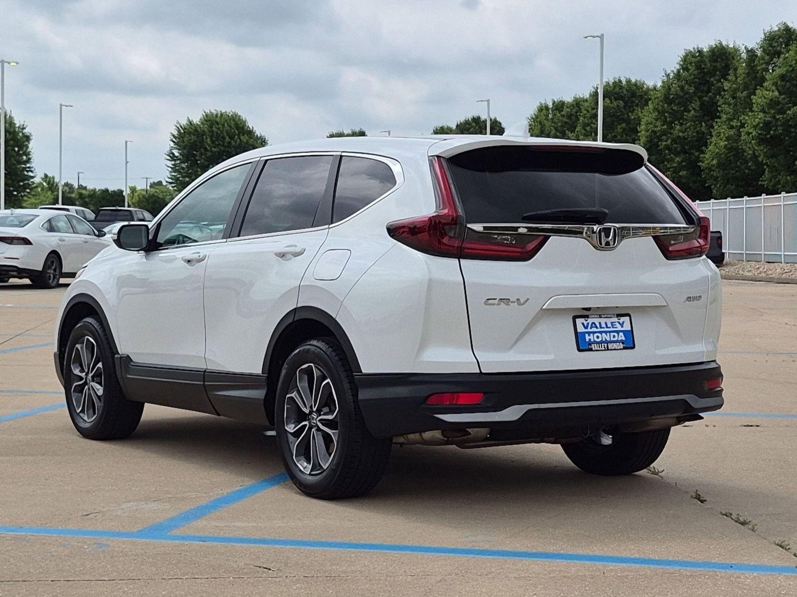 Used 2020 Platinum White Pearl Honda EX-L AWD image 9
