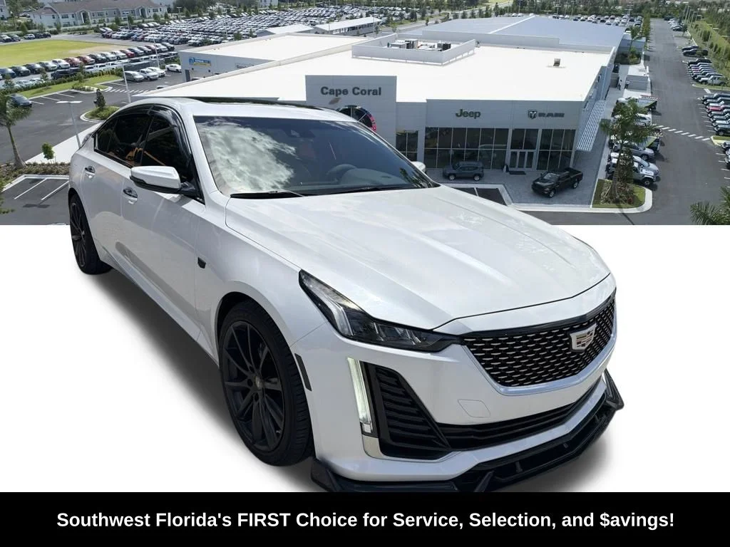 Used 2020 White Cadillac Luxury image 2