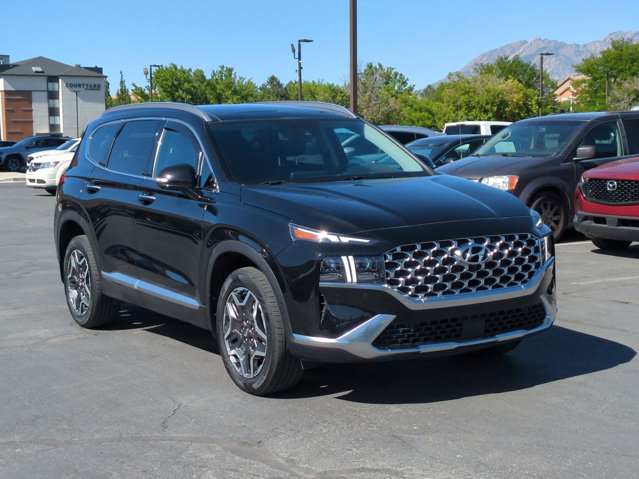 Certified Used 2023 Twilight Black Hyundai Limited image 1