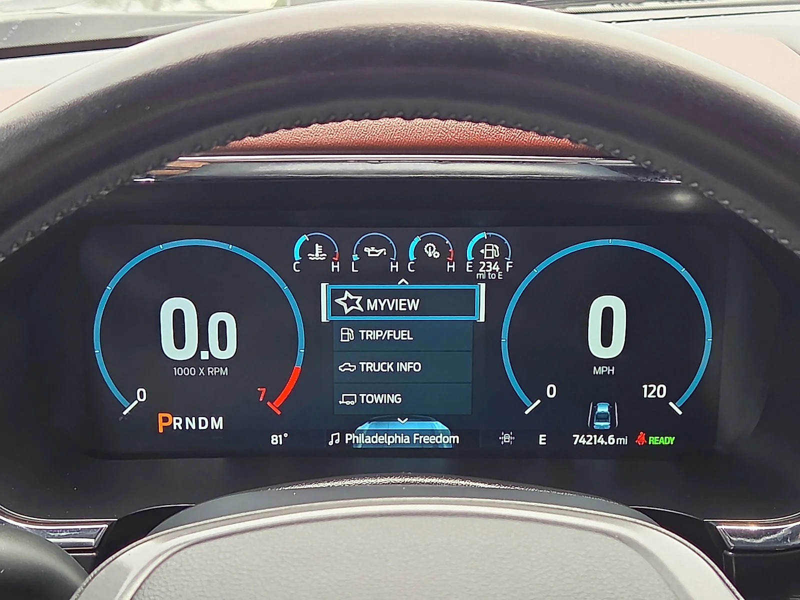 Used 2021 Carbonized Gray Metallic Ford LARIAT image 23