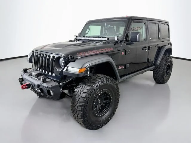 Used 2022 Black Jeep Unlimited Rubicon image 3