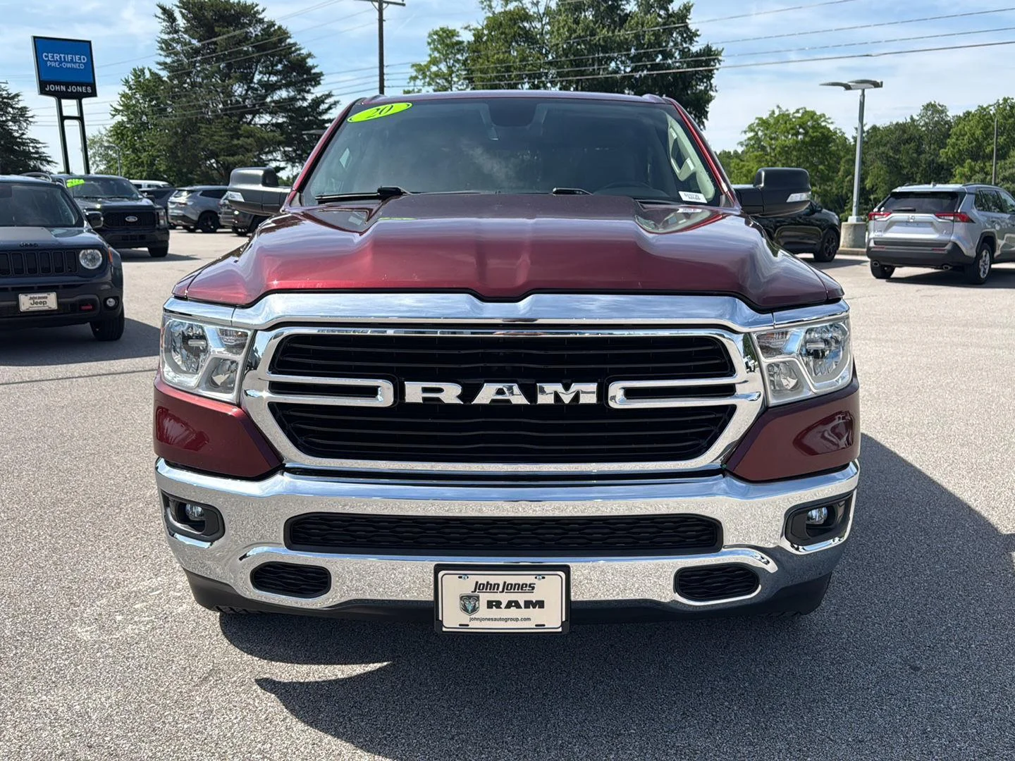 Used 2020 Delmonico Red Pearlcoat Ram 2020 1500 Big Horn image 15