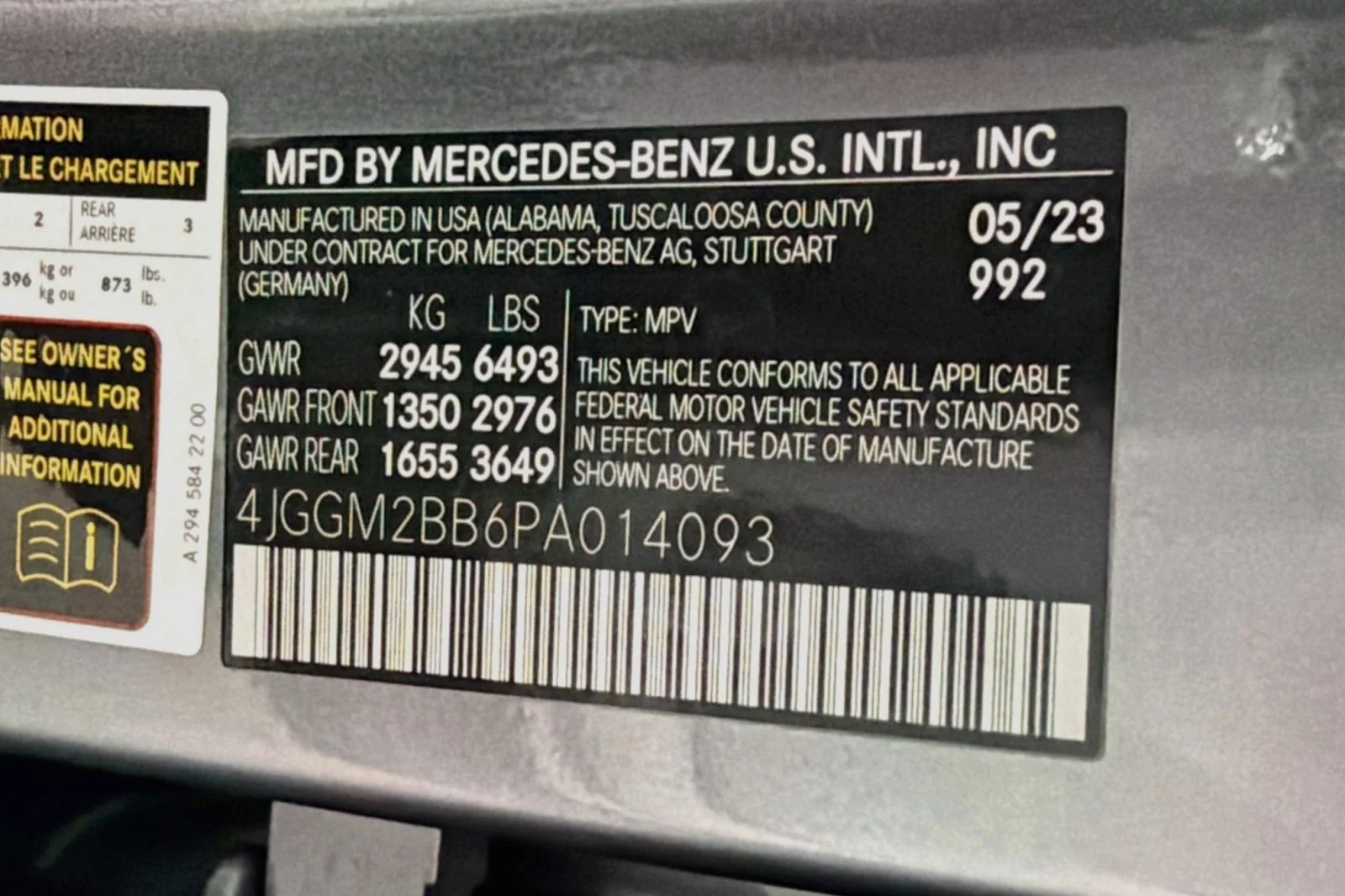 Certified Used 2023 Selenite Grey Metallic Mercedes-Benz EQE 350+ image 25