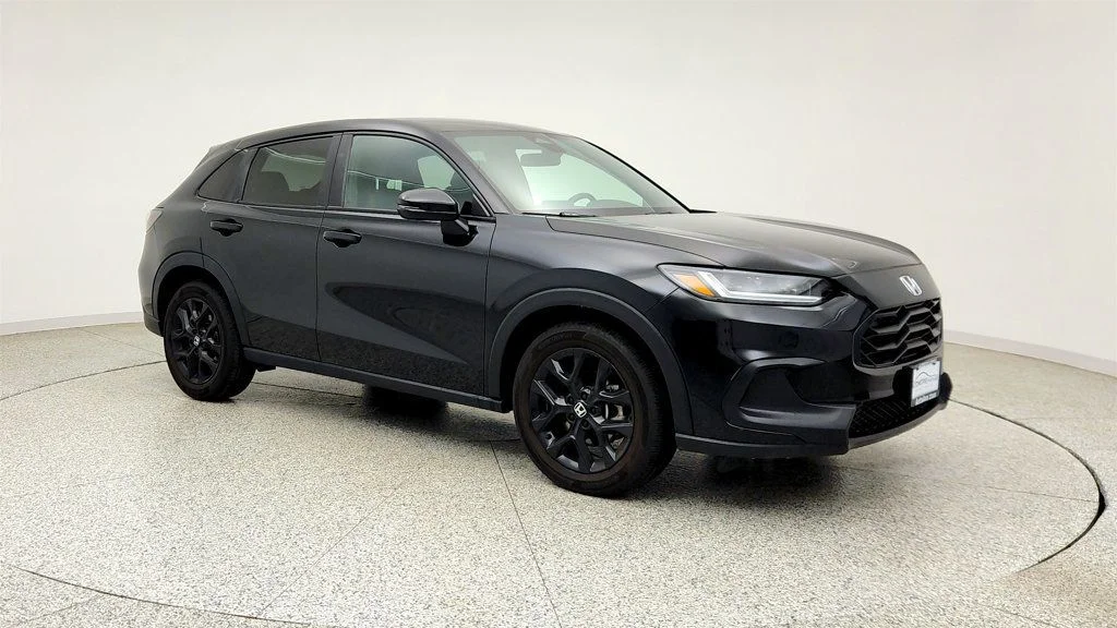 Used 2025 Crystal Black Pearl Honda Sport AWD CVT image 3