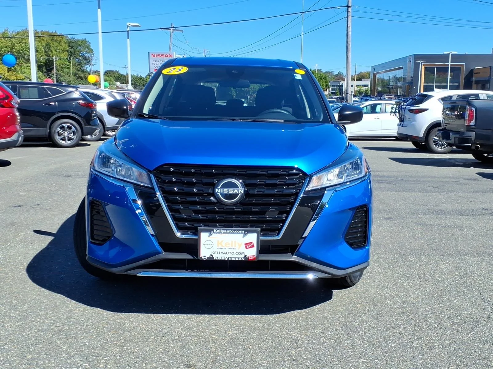 Certified Used 2023 Electric Blue Metallic Nissan S image 2